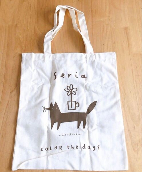 トートバッグ セリア seria 大きめ 350×400㎜ 大きめ エコバッグ 習い事 買い物バッグ