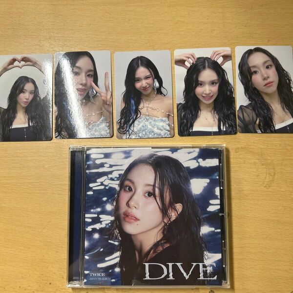 TWICE チェヨン DIVE トレカ CD