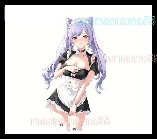 ステッカーNo.88 PC 車 バイク デカール 防水 かわいい 可愛い シール 女の子 アニメ 痛車 紫髪 メイド服 入荷未定ラスト1