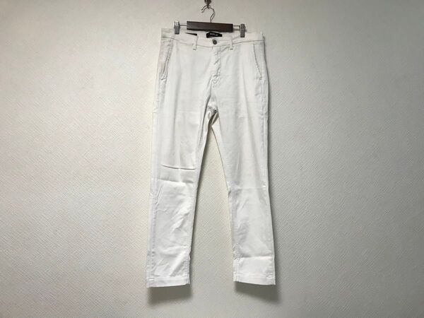 本物リプレイREPLAYコットンストレッチチノパンツサーフアメカジミリタリーゴルフビジネススーツメンズ白ホワイトM32チュニジア製