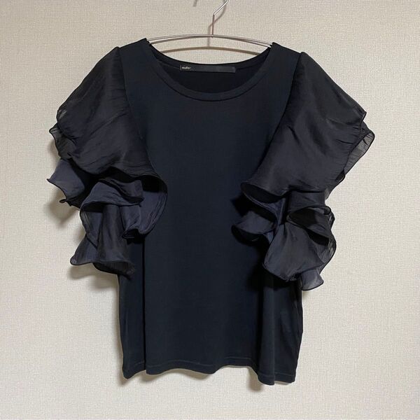 muller of yoshiokubo ヨシオクボ フリルトップス Tシャツ