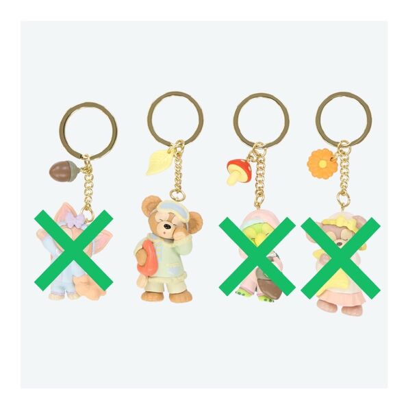 【単品売り・パーク販売終了品】ダッフィー&フレンズ フォールズサウンドインビテーション キーチェーン