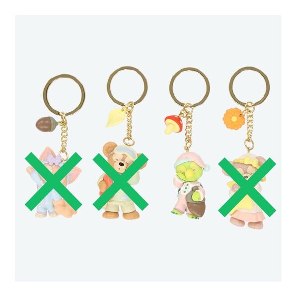 【単品売り・パーク販売終了品】ダッフィー&フレンズ フォールズサウンドインビテーション キーチェーン