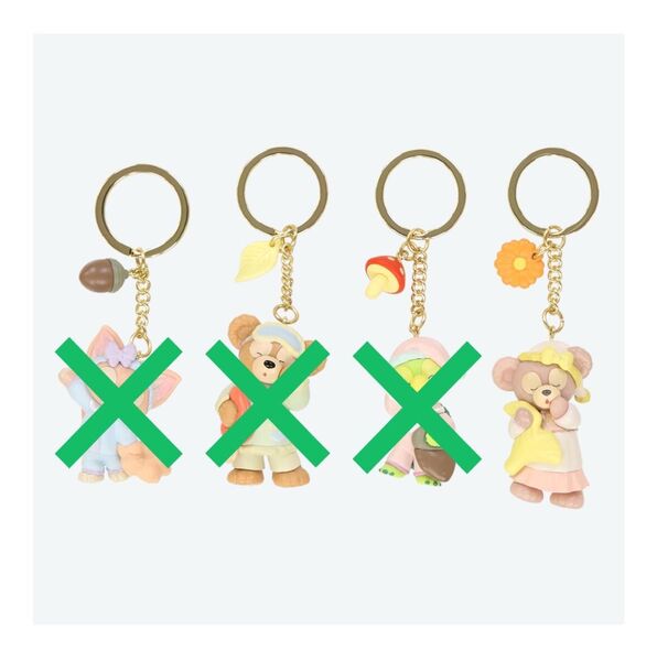 【単品売り・パーク販売終了品】ダッフィー&フレンズ フォールズサウンドインビテーション キーチェーン