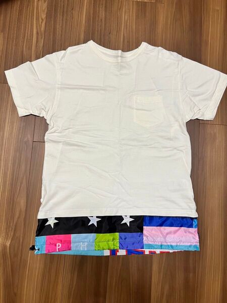 SOPHNET. Tシャツ 半袖 ソフネット 切り返し 派手 総柄