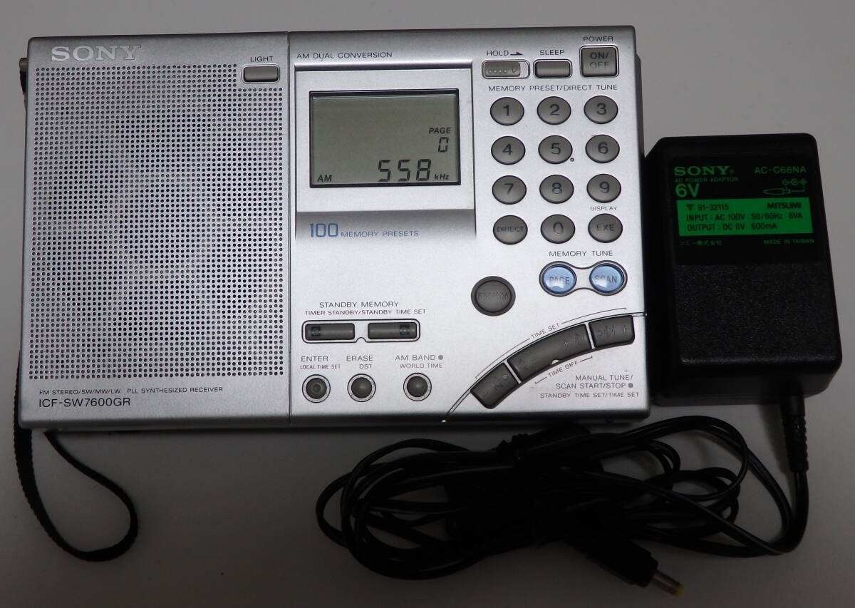 完動品 美品 SONY ICF-SW7600GR FMラジオ 完動品 美品 SONY ICF-SW7600GR FMラジオ