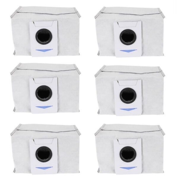 【6枚入り】エコバックスDEEBOT T20 OMNI/X1 OMNI/T10 OMNI 対応 ダストボックス交換用 紙パック