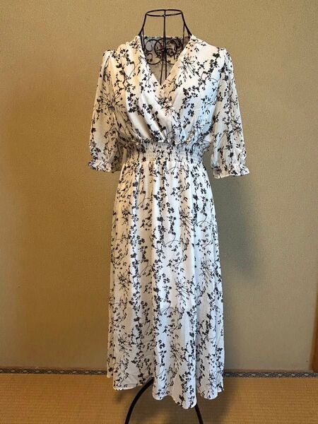 価格相談承ります 大人シフォンワンピース vague カシュクール