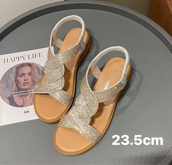 サンダル レディース シルバー 可愛い 美脚 おしゃれ 軽量 ゴージャス 夏
