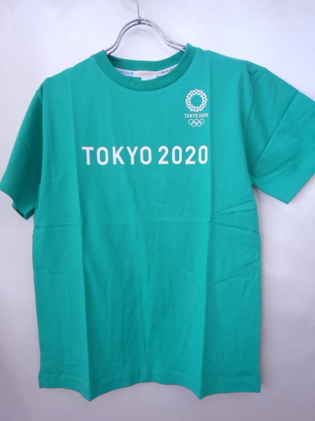 TOKYO2020オリンピック 公式Tシャツ 緑色【新品】 Mサイズ 定価3700円(税別)