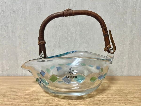 美濃焼 風趣 FUSHU 手付き片口注器 ガラス