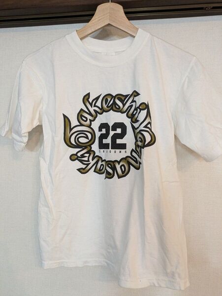 最終値下げ 中日ドラゴンズ 山崎武司 22番 Tシャツ 白 キッズ Lサイズ anvil