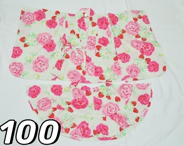 新品未使用 ベビー キッズ 甚平 100 浴衣 ゆかた