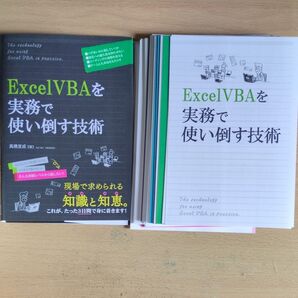 ※裁断済み※ Excel VBAを実務で使い倒す技術 高橋宣成/著