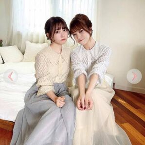 匿名配送【新品未使用】来栖りん着用 miss mine ラメシアースカート