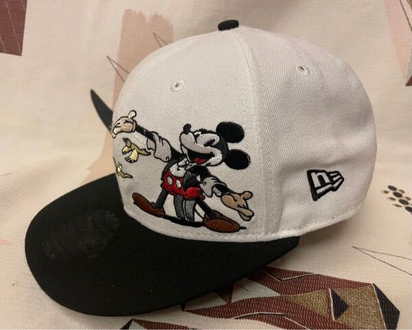Used 希少!激レア!Magician Mickey × NEWERAキャップ ビンテージ ミッキー 柄 7 / 55.8cm