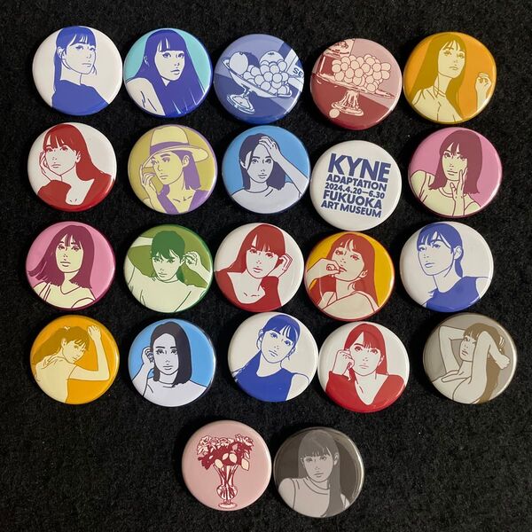 kyneキネ ADAPTATION 缶バッジ kyne girl 22種類