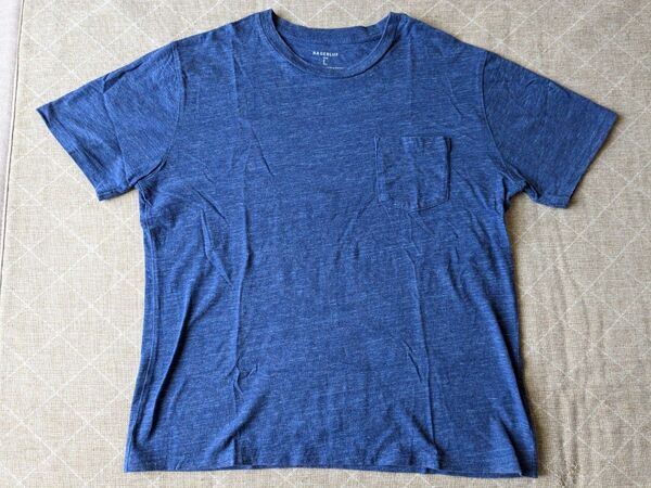 RAGEBLUE Tシャツ ブルー Lサイズ レイジブルー