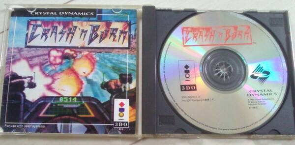 【匿名発送・追跡番号あり】 説明書痛み大 CRUSH'N BURN 3DO