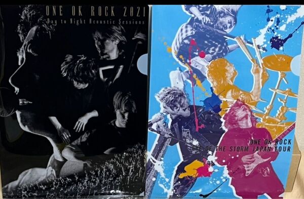 【未使用】【非売品】ONEOKROCK ワンオクロック DVD購入特典 クリアファイル 2枚セットです。