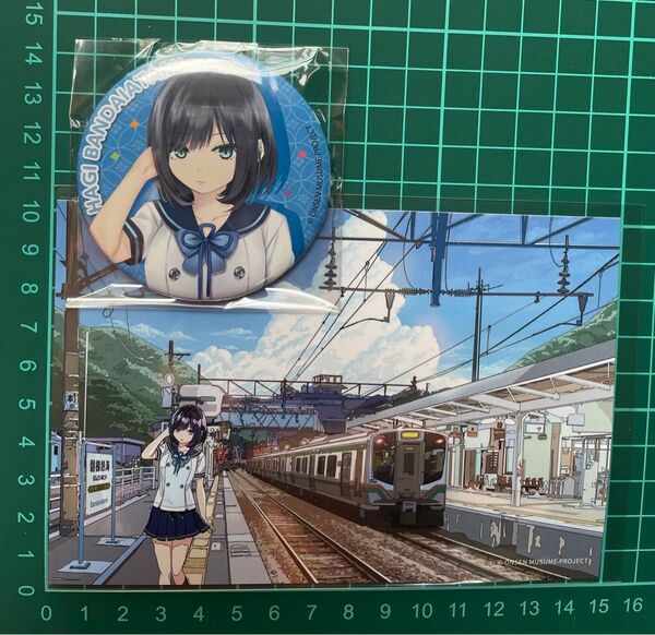 珈琲貴族 イラストカード 缶バッジ 磐越西線 磐梯熱海駅 ご当地 キャラ