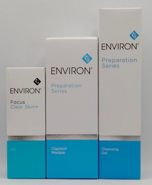 エンビロン environ クレンジングジェル200g クリアスキンオイル クレイテックマスク