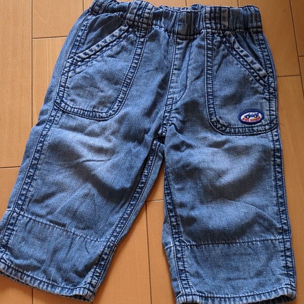 ミキハウス ハーフパンツ デニム120