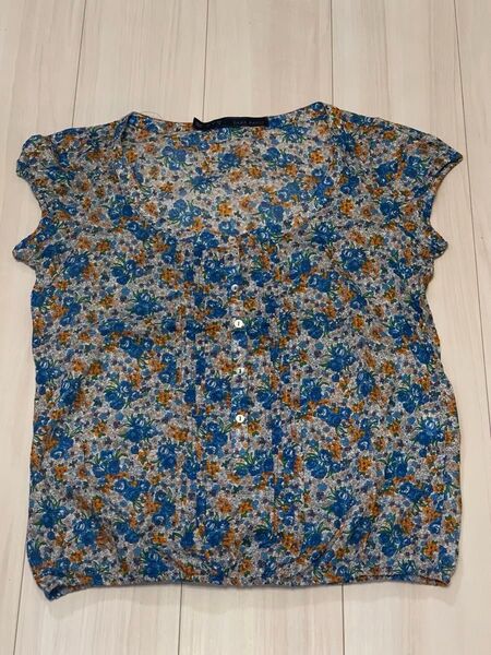 ZARA BASIC 花柄半袖シャツ Sサイズ