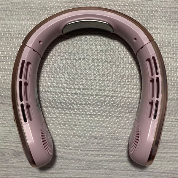 新品 ネックファン ピンク 首掛け 熱中症対策 軽量