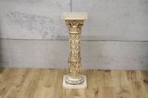 gmbk382 ○ 西洋 ローマ様式 花台 オブジェ アンティーク 什器 コンソール 飾り台 ビンテージ_画像2