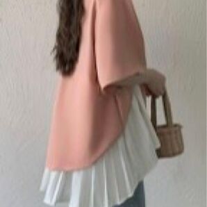 切り替えトップス プルオーバー