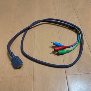 ディスプレイケーブル VGAケーブル to 3色ケーブル 映像ケーブル AVケーブル