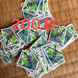 使用済切手120円モズ