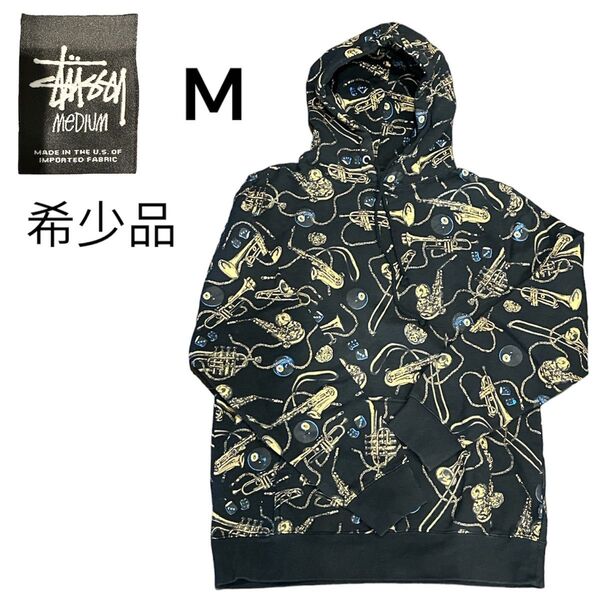 【美品 希少】stussyストゥーシー 8ボール スケート パーカー