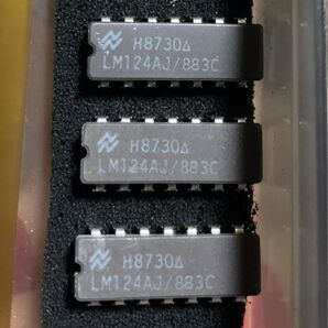 ナショナルセミコンダクタ (TI) クワッドオペアンプ LM124AJ 3個セット