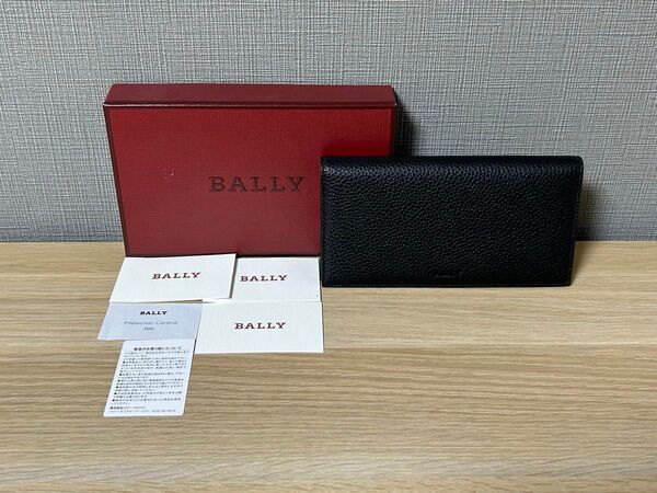BALLY バリー 長財布 メンズ 黒 ブラック