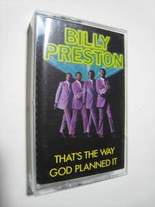 【カセットテープ】●プロモ● BILLY PRESTON / THAT'S THE WAY GOD PLANNED IT US版 ビリー・プレストン 神の掟 GEORGE HARRISON