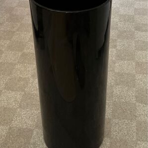 花瓶 黒色 ガラス 直径12cmX高さ30cm