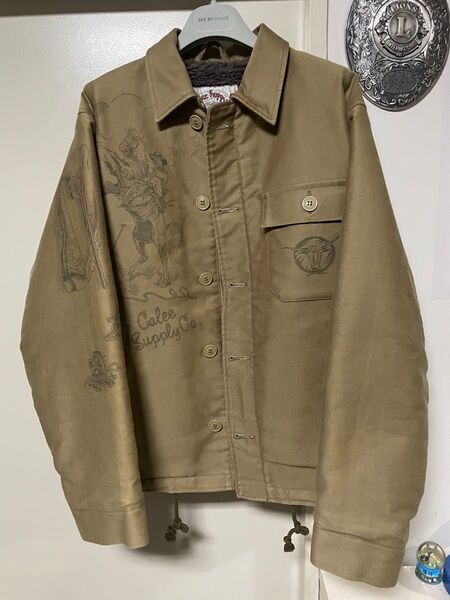 CALEE キャリー 15AW A-2 デッキジャケット cl-15aw046