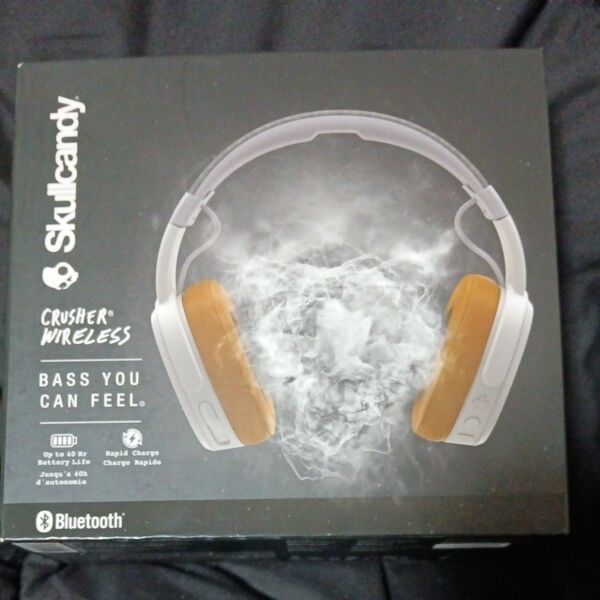 Skullcandy CRUSHER WIREESS グレータン 中古 スカルキャンディー S6CRW ヘッドホン