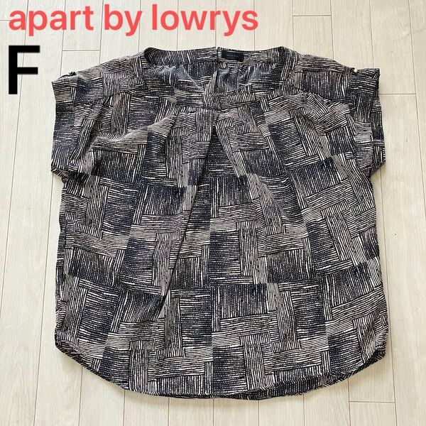 apart by lowrys カットソー フリーサイズ 大人かわいい 変わり格子柄 試着のみ