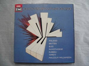 良盤屋 C-0815◆LP◆UK盤 ブリティッシュ　 ピアノ協奏曲 　20th CENTURY BRITISH PIANO CONCERTOS　4枚組　ＢＯＸ　送料480