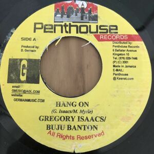 送料無料★レア Storm Riddim ビックコンビネーション!! HANG ON / GREGORY ISAACS & BUJU BANTON★