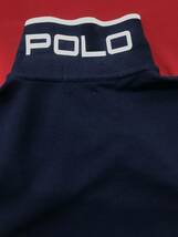 USA正規品【M】 POLO ポロ RALPH LAUREN ラルフローレン 半袖 ポロシャツ 襟裏ロゴ セーリング p-15 紺 ロイヤルブルー ビッグポニー_画像3