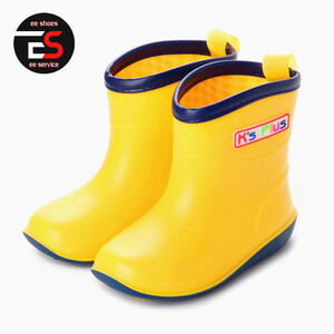* new goods *[18003_YELLOW_18.0] Kids rain boots exquisite color tone . color ko-tine-to popular commodity! size :14.0~19.0
