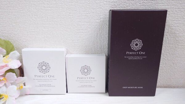新品未開封★パーフェクトワングロウ&クッションファンデレフィル&ケース&マスク