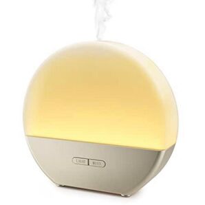 セール★CHAROM コンパクトアロマディフューザー 加湿器 小型 卓上 70ml ライト付き