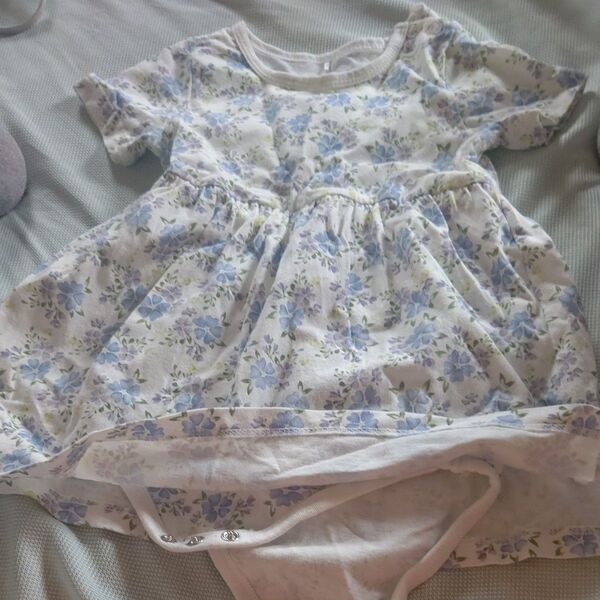 女の子 ベビー服 ロンパースワンピース