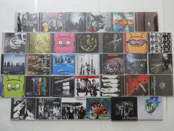 【送料無料！！】即決●UVERworld●ウーバーワールド●アルバム＆シングルCD33枚セット●初回限定DVD付多数