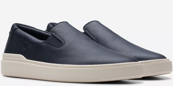 送料無料 Clarks 26.5cm スリッポン スニーカー ネイビー ゴア レザー ビジネス ローファー ブーツ スーツ サンダル JJJ339 送料無料 Clarks 26.5cm スニーカー ボートシューズ ブルー ネイビー